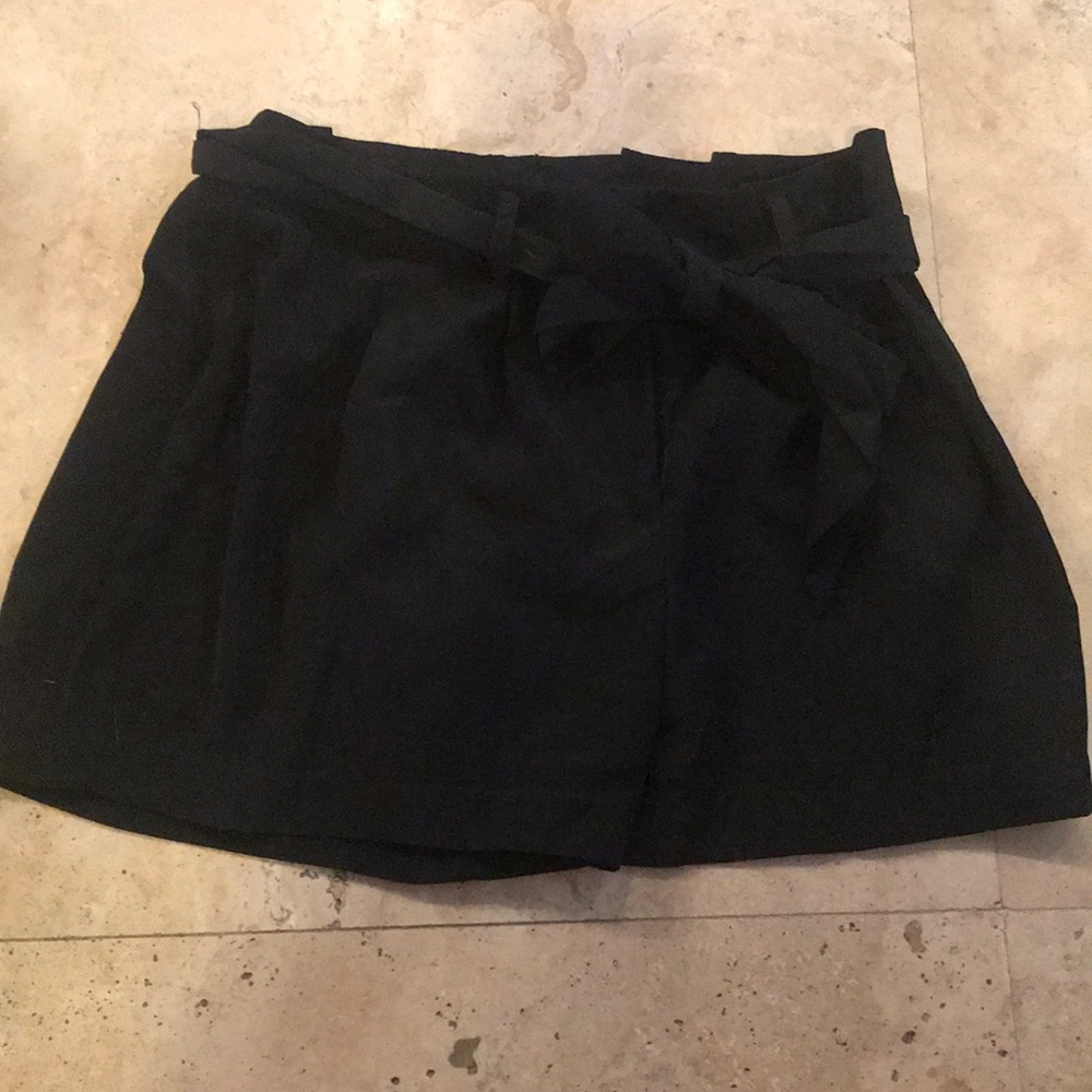 Black high waisted shorts